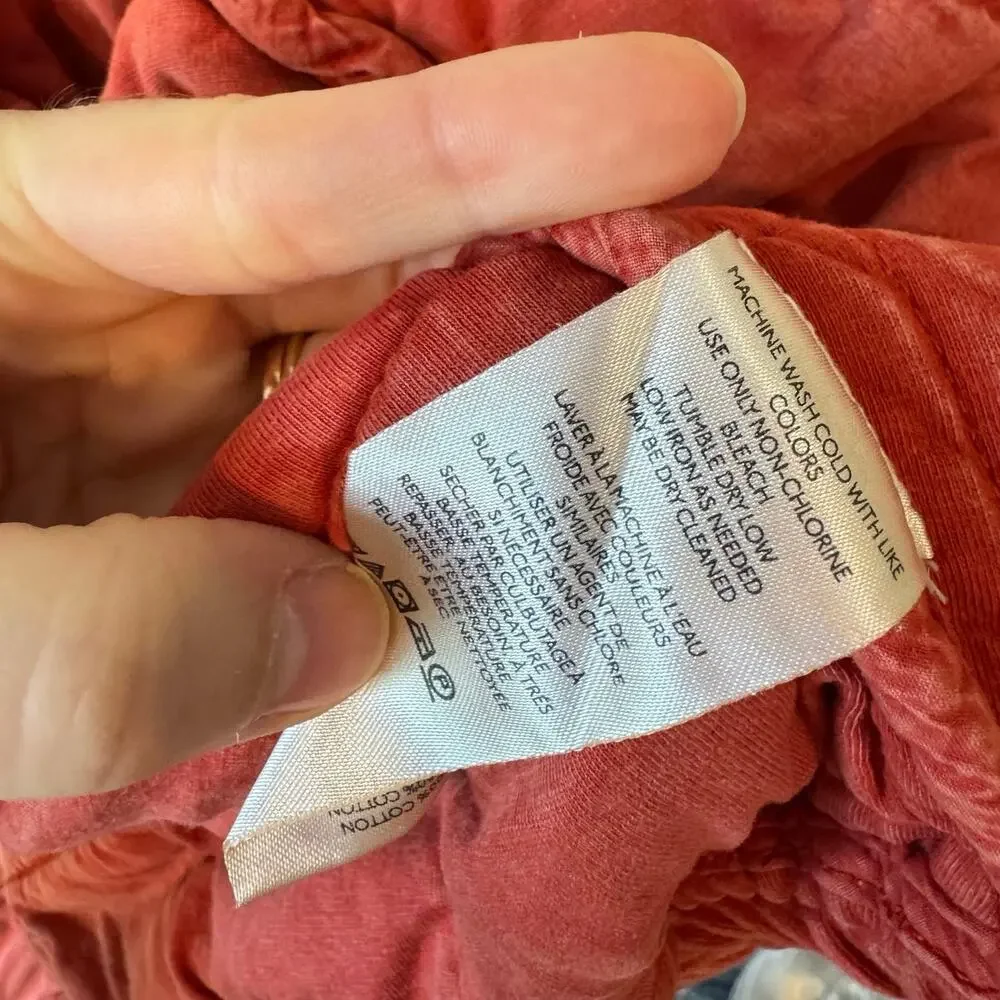 FREE PEOPLE Dolman Quilted Knit Jacket Red Myrrh Size Small EUC $198 MSRP Boho - Picture 8 of 10